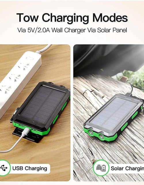 Load image into Gallery viewer, Super 20000Mah USB Portable Charger Solar Power Bank for Iphone Cell Phone 2024
