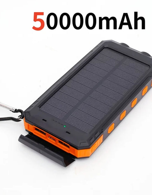 Load image into Gallery viewer, 200000Mah Solar Power Bank Outdoor Wild Fishing Camping Ultra-Large Capacity Mobile Power Portable with Compass Rapid Charging ﻿
