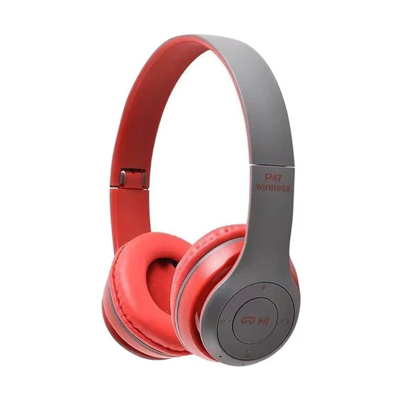 Stereo P47 Headset 5.0 Bluetooth Headset Folding Series Wireless Sports Game Headset for Iphone Huawei Xiaomi