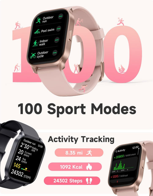 Load image into Gallery viewer, 2024 Newest Fitness Tracker Smart Watches for Women/Men, Phone Call, Alexa
