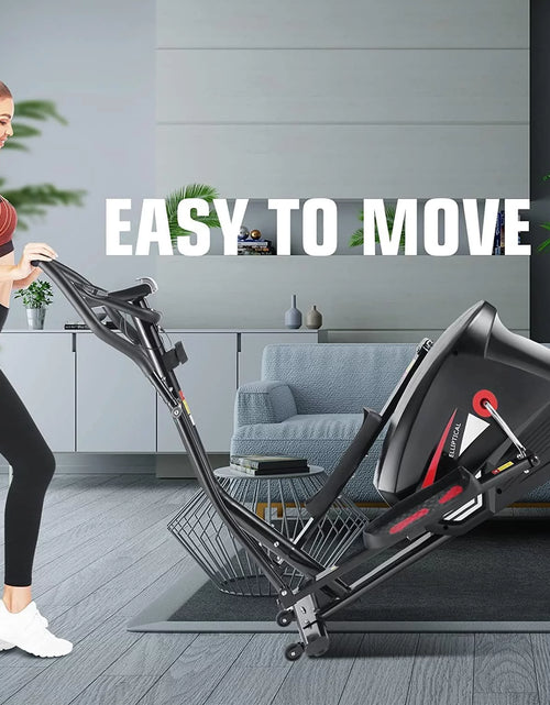 Load image into Gallery viewer, Elliptical Machine, Cross Trainer with Smart APP Connection, 10-Level Resistance, , Heart Rate Sensor, Exercise Elliptical for Home Office, 390Lbs Weight Capacity
