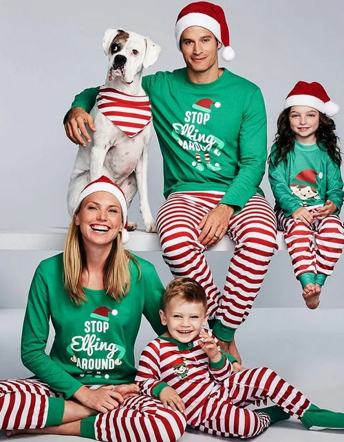 Load image into Gallery viewer, Festive Family Pajamas Set
