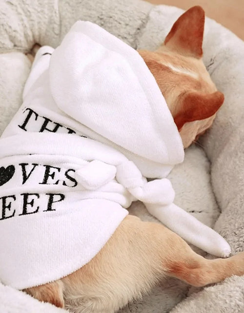 Load image into Gallery viewer, Pet Dog Bathrob Dog Pajamas Sleeping Clothes
