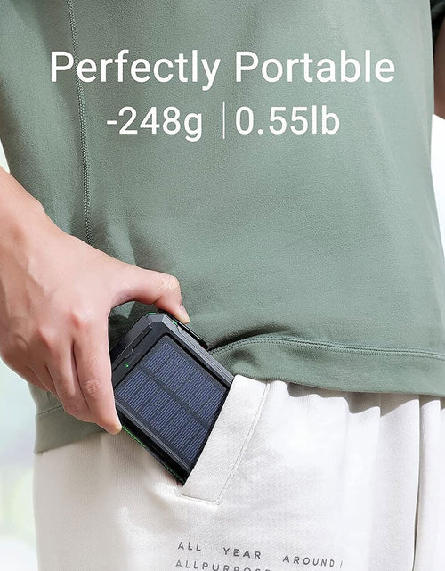 Load image into Gallery viewer, Super 20000Mah USB Portable Charger Solar Power Bank for Iphone Cell Phone 2024
