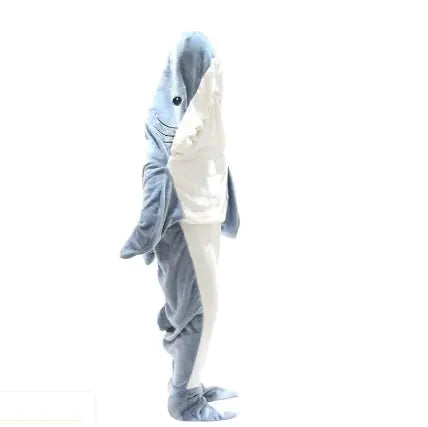 Load image into Gallery viewer, Cartoon Shark Sleeping Bag Pajamas
