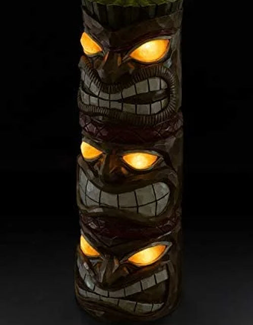 Load image into Gallery viewer, Dawhud Direct |  Triple Tiki Totem Solar Powered Led Outdoor Decor Garden
