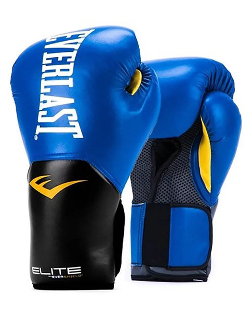 Load image into Gallery viewer, Pro Style Elite Workout Training Boxing Gloves, 12 Ounces, Blue
