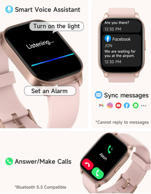 Load image into Gallery viewer, 2024 Newest Fitness Tracker Smart Watches for Women/Men, Phone Call, Alexa
