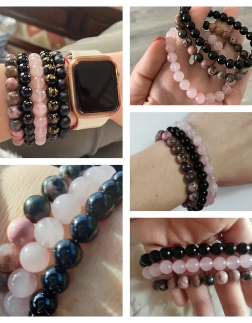 Load image into Gallery viewer, Natural Stone Bracelet Sets
