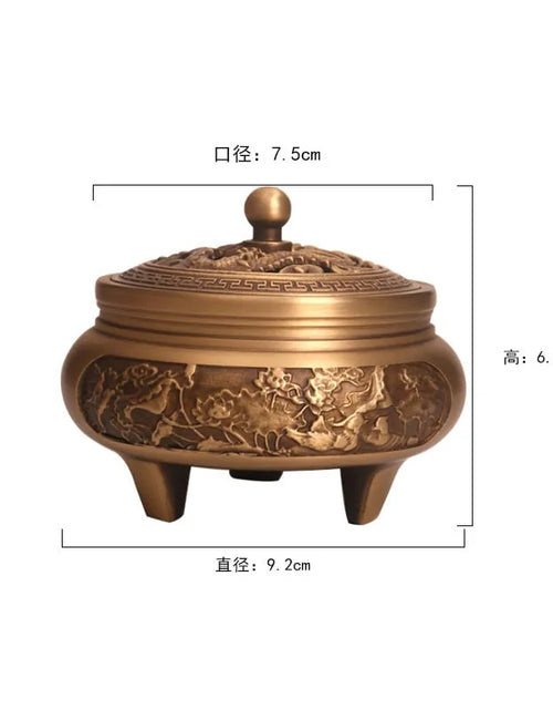 Load image into Gallery viewer, Antique Copper Incense Burner
