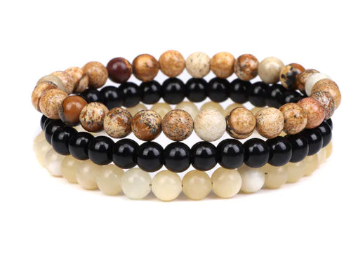 Load image into Gallery viewer, Natural Stone Bracelet Sets
