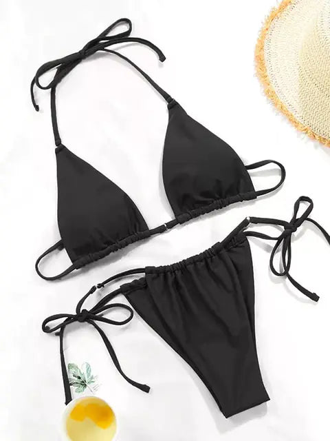 Adjustable String Bikini Sets