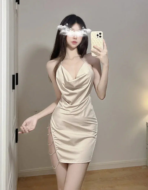 Load image into Gallery viewer, Sexy Swinging Collar Backless Pajamas
