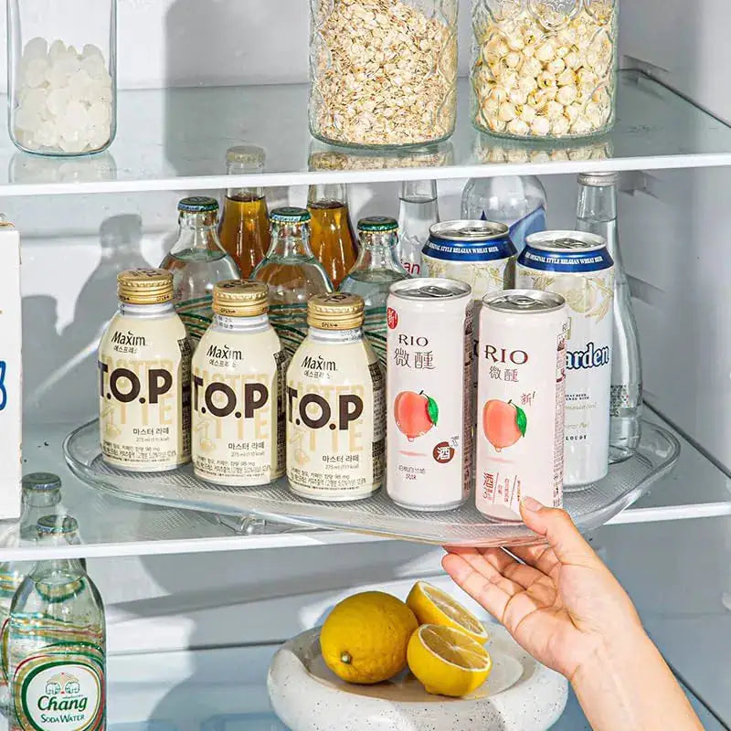 Fridge Spin - Refrigerator Turntable Organizer Solution