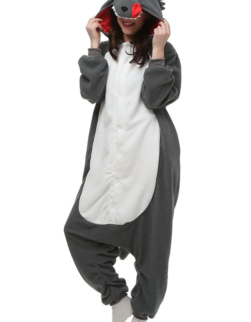 Load image into Gallery viewer, Adult Toothless Dragon Kigurumi Onesie Pajamas - Cosplay Costume
