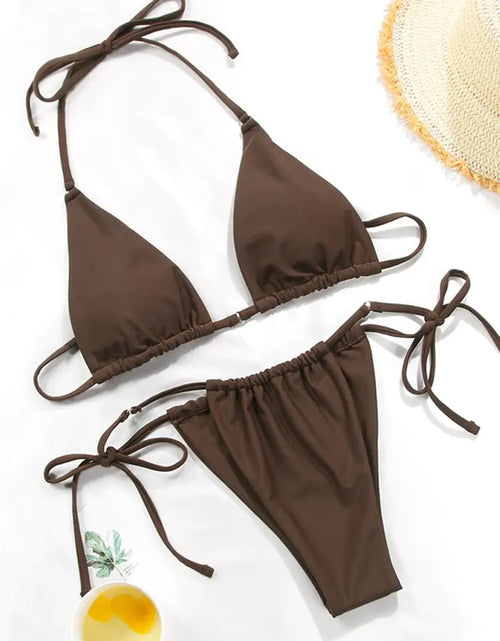 Load image into Gallery viewer, Adjustable String Bikini Sets
