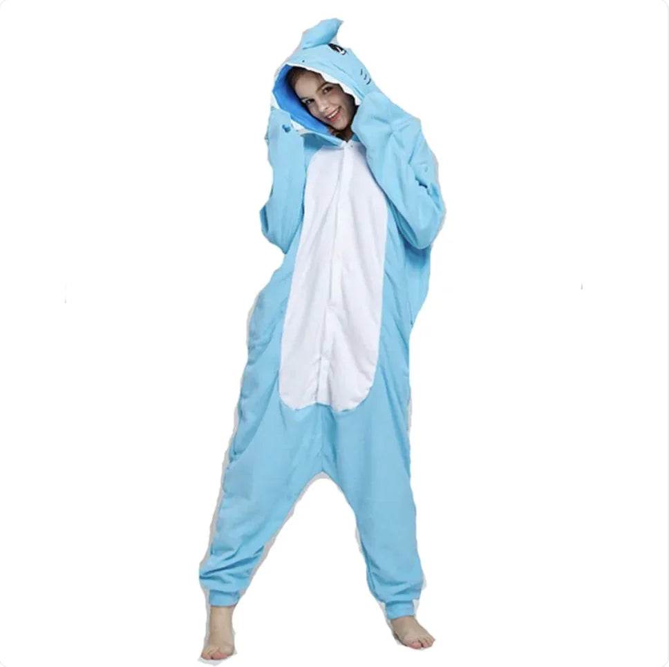 Adorable Big-Eyed Corgi Cartoon Animal Onesie Pajamas