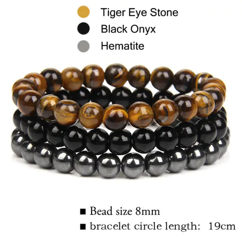 Load image into Gallery viewer, Natural Stone Bracelet Sets
