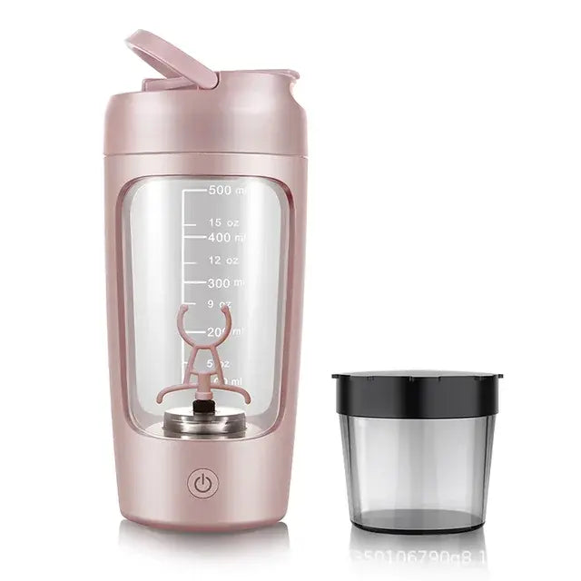 Electric Portable Whey Protein Shaker Bottle