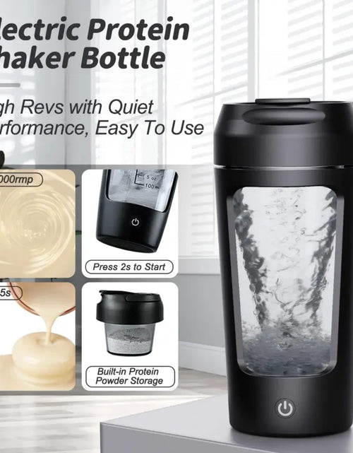 Load image into Gallery viewer, Electric Portable Whey Protein Shaker Bottle
