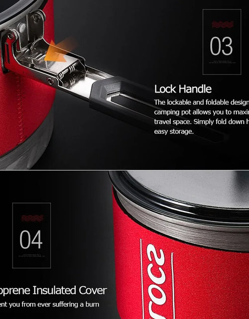 Load image into Gallery viewer, Outdoor Foldable Handle Cooking Pot
