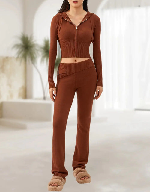 Load image into Gallery viewer, Spring Knitted Women&#39;s Two Piece Sets
