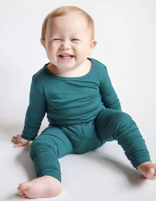 Load image into Gallery viewer, 2023 Bamboo Fiber Toddler Kids Pajamas Set
