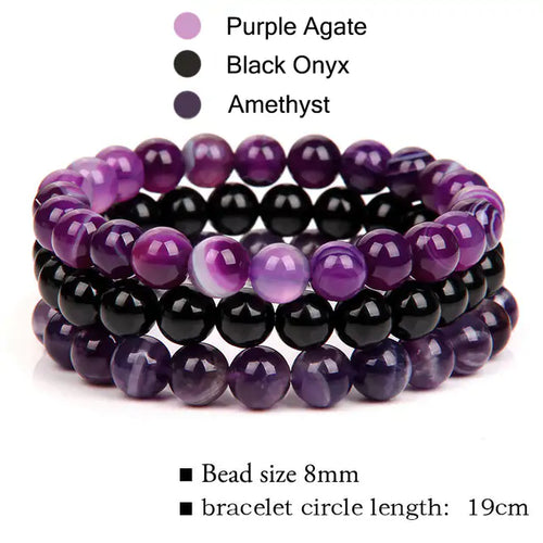 Load image into Gallery viewer, Natural Stone Bracelet Sets
