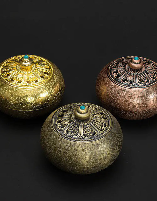 Load image into Gallery viewer, Alloy Retro Incense Burners
