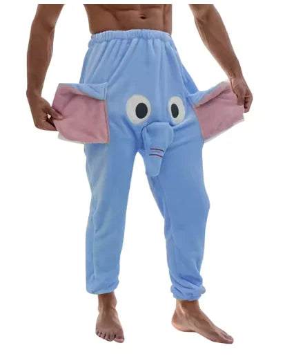 Load image into Gallery viewer, Funny Elephant Warm Women&#39;s Pajamas
