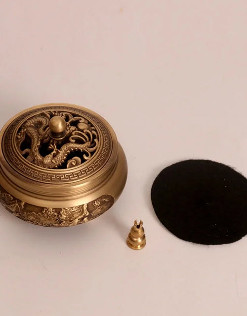 Load image into Gallery viewer, Antique Copper Incense Burner
