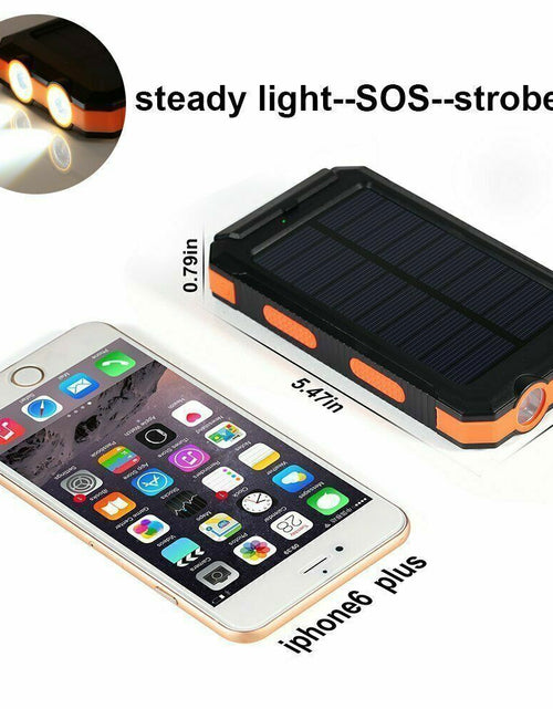 Load image into Gallery viewer, Super 20000Mah USB Portable Charger Solar Power Bank for Iphone Cell Phone 2024
