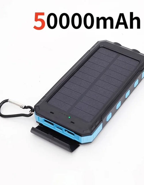 Load image into Gallery viewer, 200000Mah Solar Power Bank Outdoor Wild Fishing Camping Ultra-Large Capacity Mobile Power Portable with Compass Rapid Charging ﻿
