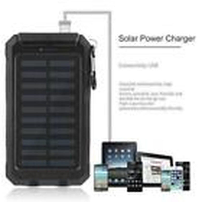 Super 20000Mah USB Portable Charger Solar Power Bank for Iphone Cell Phone 2024