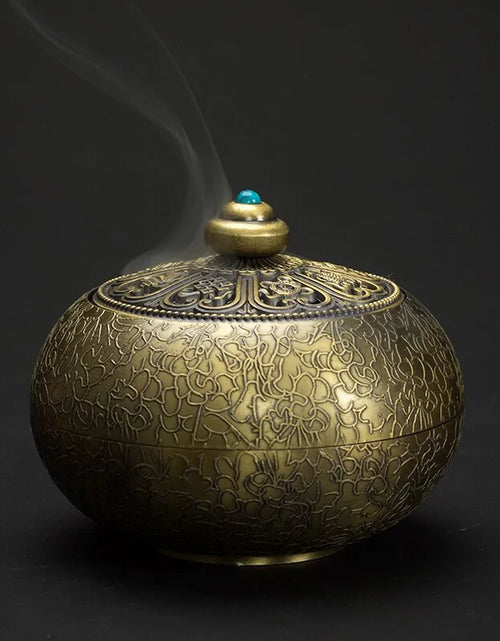 Load image into Gallery viewer, Alloy Retro Incense Burners
