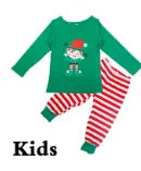 Load image into Gallery viewer, Christmas Pajamas Sets Striped Cartoon Print
