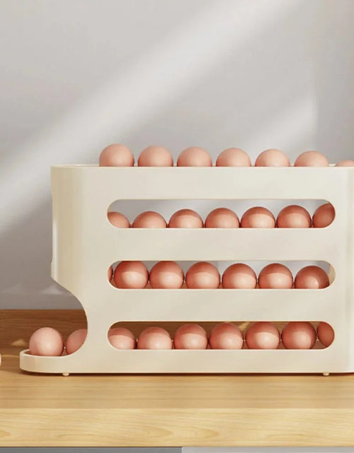 Load image into Gallery viewer, Refrigerator Egg Storage Box - 4 Tiers Fridge Egg Rack Large Capacity Egg Dispenser for Refrigerator
