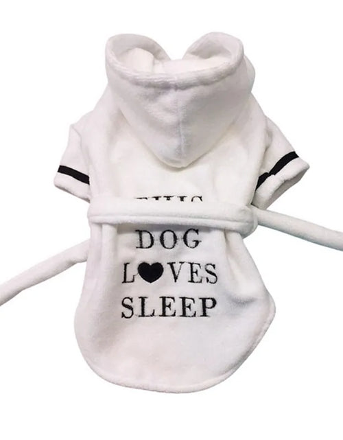 Load image into Gallery viewer, Pet Dog Bathrob Dog Pajamas Sleeping Clothes
