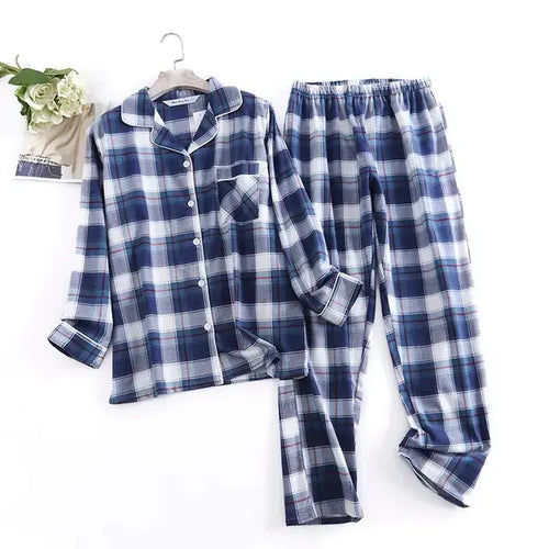 Load image into Gallery viewer, Cotton Flannel Women&#39;s Pajamas Sets
